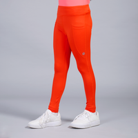 Bright Orange Girl’s Tights