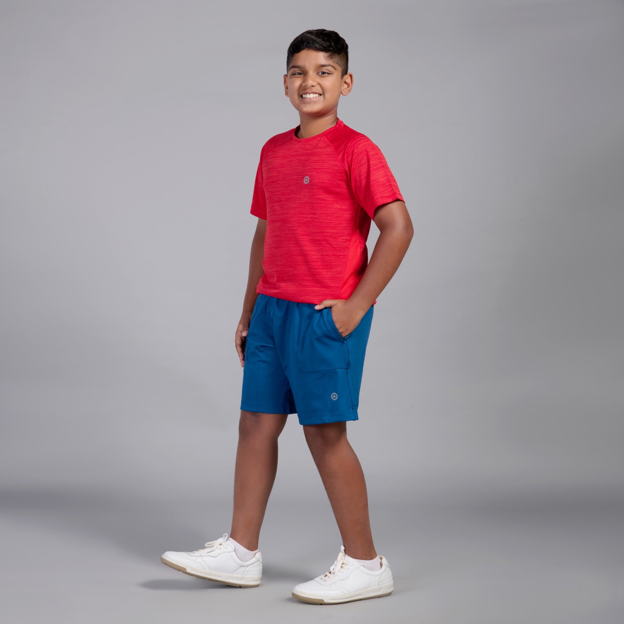 Boys Activewear Red T-shirt | Perfect for All Sports| 5 to 14 Years | Dripmov Red / 8-10 yrs / Regular